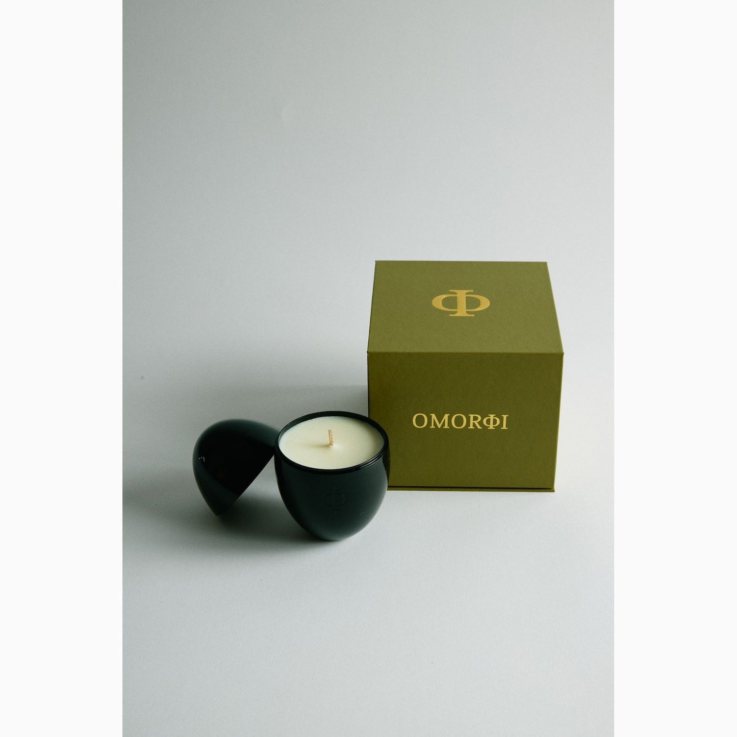 Omorfi Silver Egg Candle - Romantic Wish