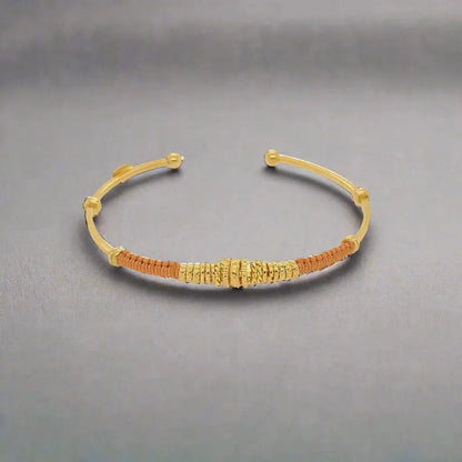 zizanie burnt orange bracelet 